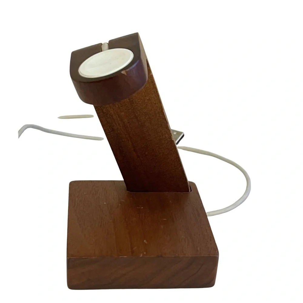 Wooden Apple Watch Charging Stand